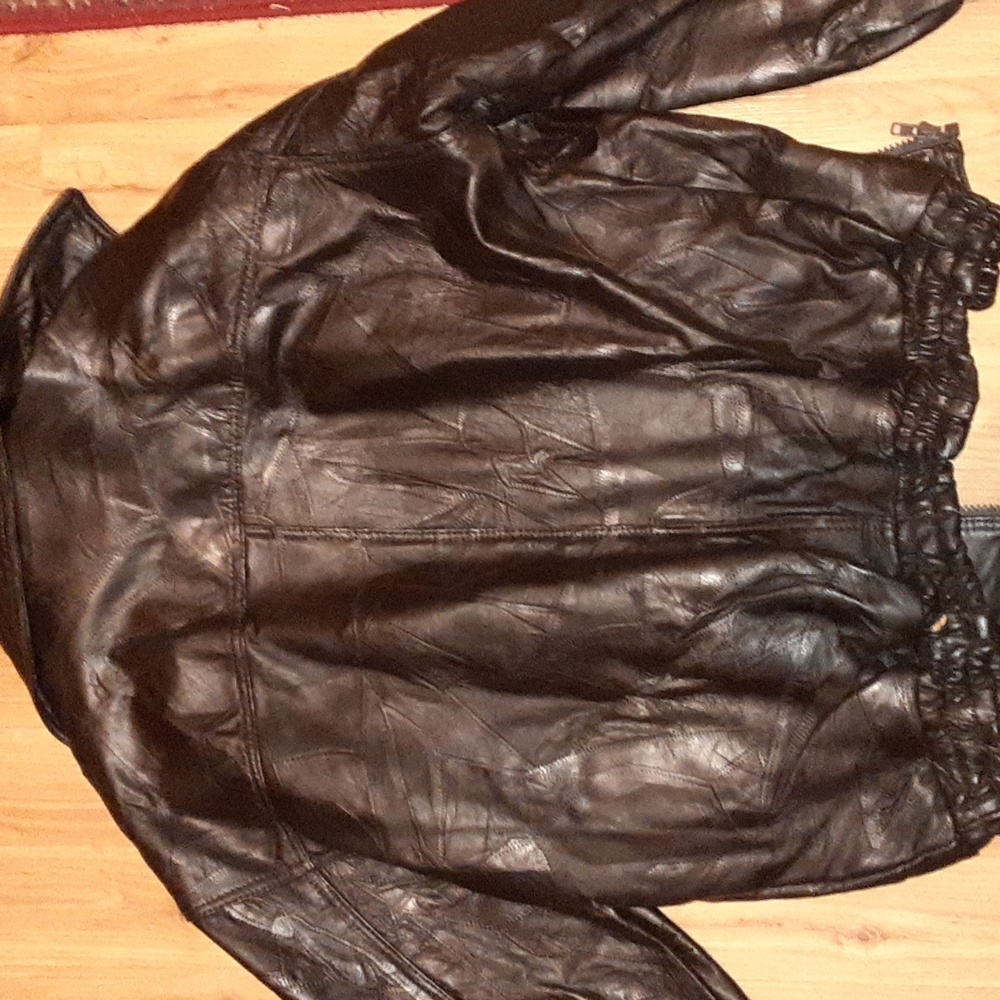 Jacket, Maxam, XL, black/brown
